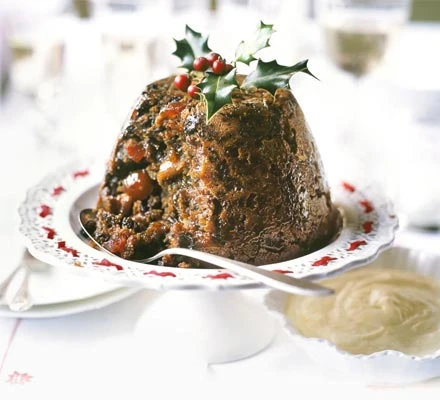 Pudding de Noël aux agrumes et aux épices