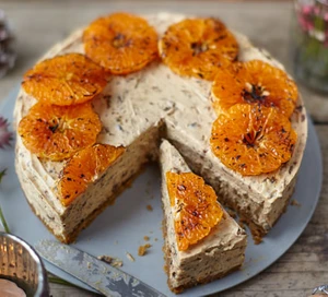 Gâteau au fromage au pudding de Noël