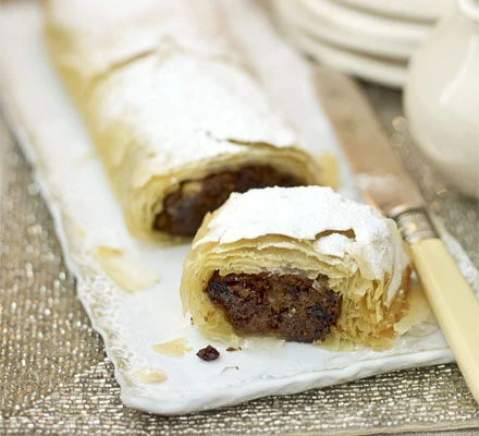 Strudel au pudding de Noël