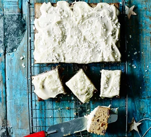 Plateau de Noël au chocolat blanc