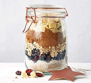 Biscuits de Noël dans un bocal