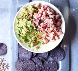 Ceviche de Noël au guacamole